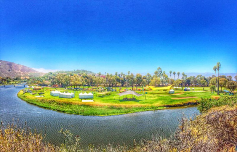 Panoramic view of a scene at Avila Beach Golf Resort